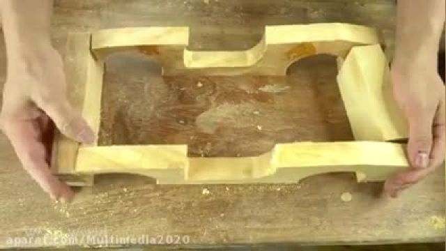 آموزش ساخت کاردستی اتومبیل چوبی