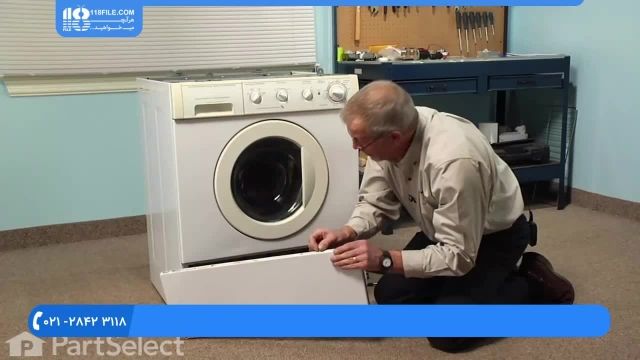 تعمیر موتور ماشین لباسشویی - جایگزینی پمپ تخلیه 