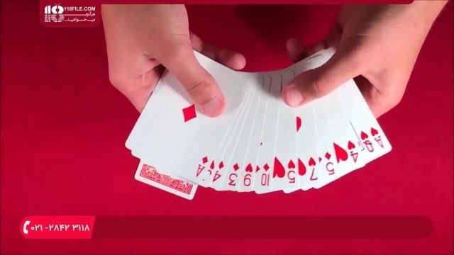 آموزش شعبده بازی ساده با کارت 