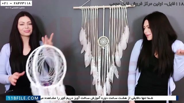 آموزش بافت دریم کچر با قلاب-( دریم کچر طرح هلال ماه )