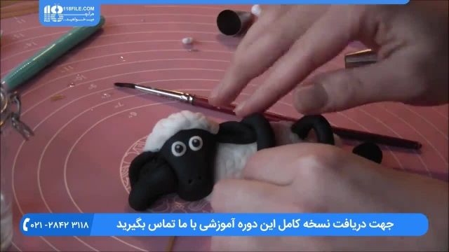 آموزش ساخت عروسک خمیری|ساخت عروسک بره ناقلا