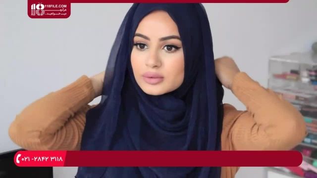 آموزش بستن شال و روسری - آموزش سبک های حجاب آسان برای عروسی و عید