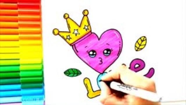  آموزش کشیدن نقاشی  قلب برای کودکان 