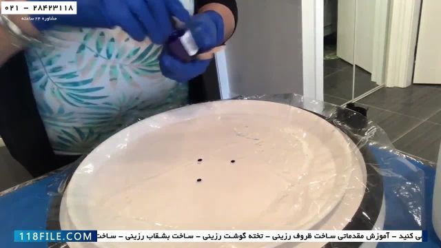 کانال آموزش ساخت ظروف رزینی-سینی رزینی روی قالب دستساز