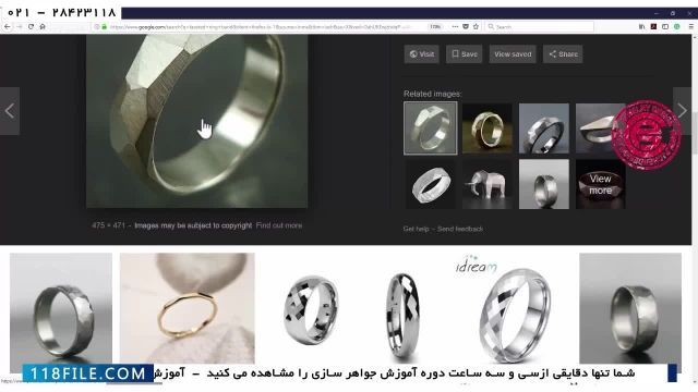 ساخت جواهرات-طراحی حلقه فست با نرم افزار راینو