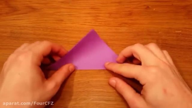 ویدیو آموزش ساخت پروانه کاغذی در سه دقیقه