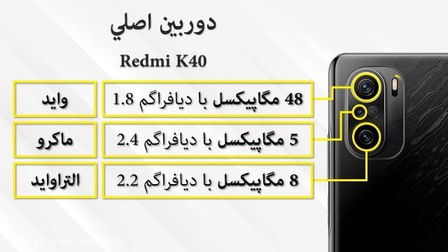 کلیپ مقایسه تخصصی گوشی Xiaomi Redmi K40 با Xiaomi Redmi K40 Pro