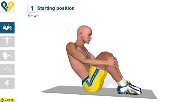 آموزش حرکات بدنسازی || شکم خود را بگیرید و با زانو به قفسه سینه بزنید