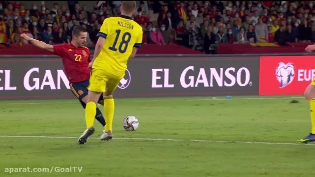 خلاصه بازی اسپانیا 1-0 سوئد