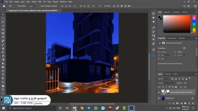 آموزش ایلستریتور در معماری - نرم افزار post production