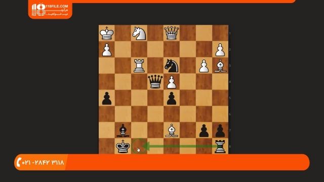 آموزش شطرنج - تاکتیک چنگال اسب