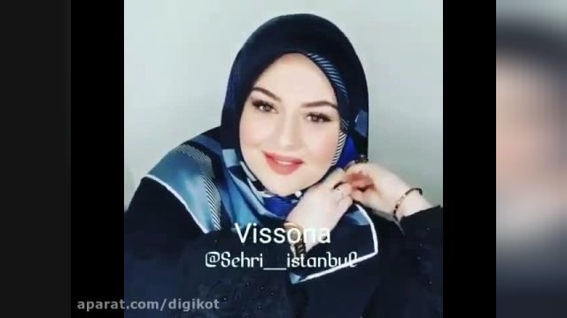 ایده جدید بستن روسری مجلسی دخترانه با حجاب