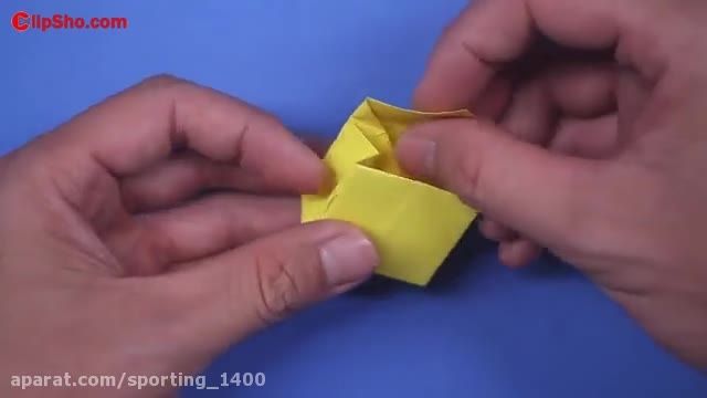 چگونه با کاغذ کیف دستی کوچک درست کنیم؟ 