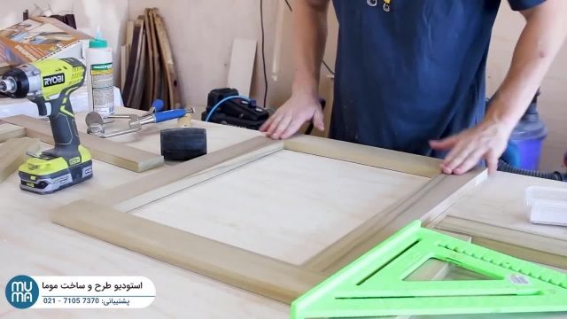 آموزش ساخت کابینت MDF - چارچوب کلی