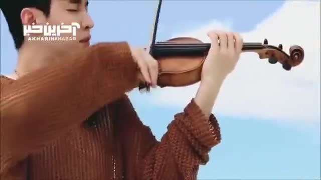 اجرای بی نظیری از آهنگ تایتانیک با ویولن 