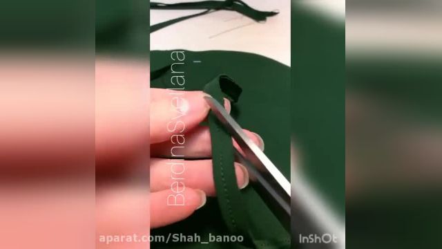 آموزش دوخت بندینک برای دکمه لباس