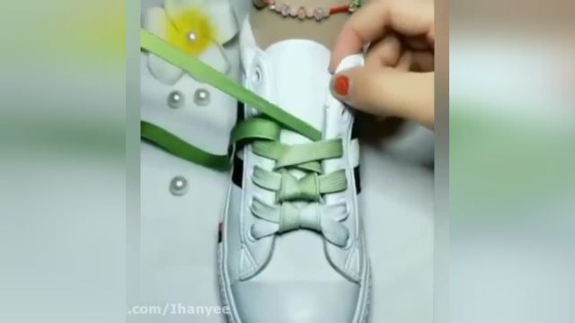 ایده گره کردن بند کفش کتونی