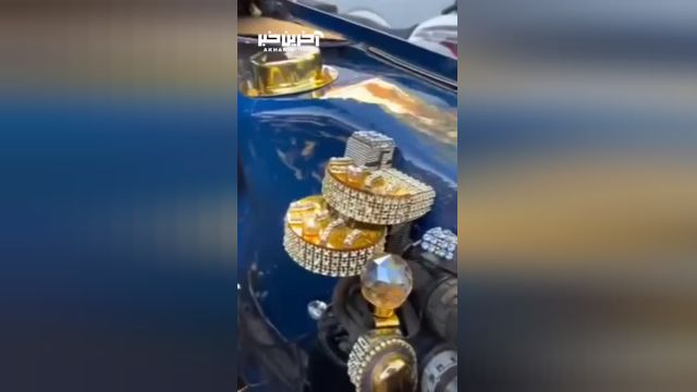 بازسازی خودروی پژو آر دی با موتور طلا و قطعات الماس