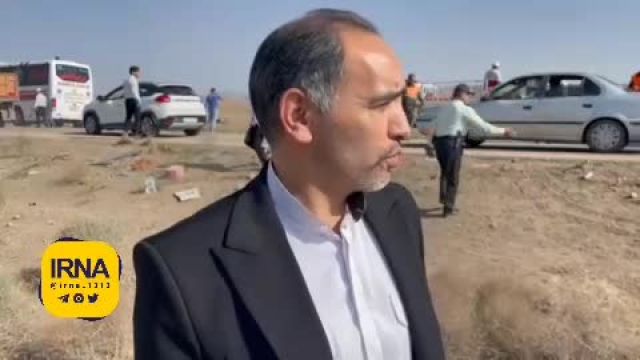 4 کشته و 19 مصدوم بر اثر واژگونی اتوبوس مسافران عراقی در محور نیشابور | ویدیو