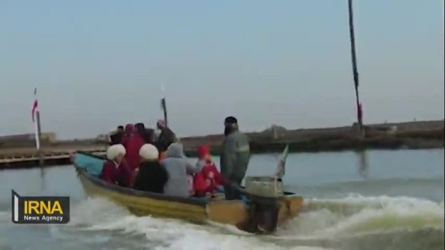 بازدید رئیس‌جمهور از جزیره خزر: فیلم‌های جذاب و تنها دریای ایران