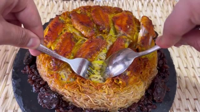 طرز تهیه ارمنی پلو بدون برنج خوشمزه ترین ته انداز مجلسی