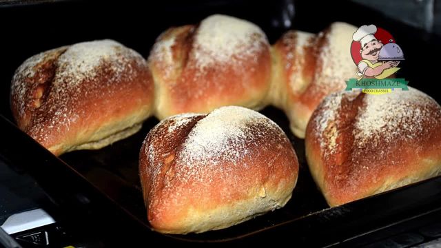طرز پخت نان باگت خوشمزه و خانگی به روش بازاری