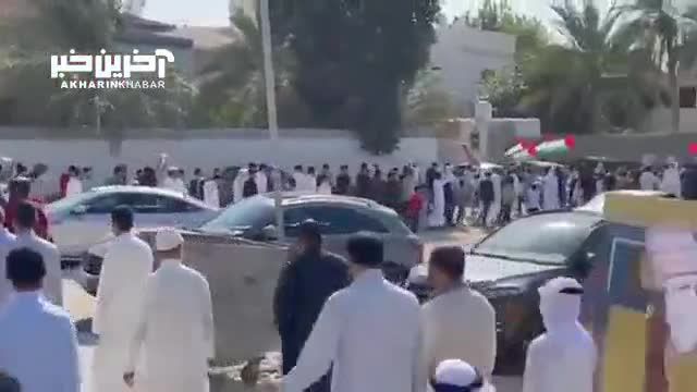 تظاهرات مردم بحرین در همبستگی با ملت فلسطین