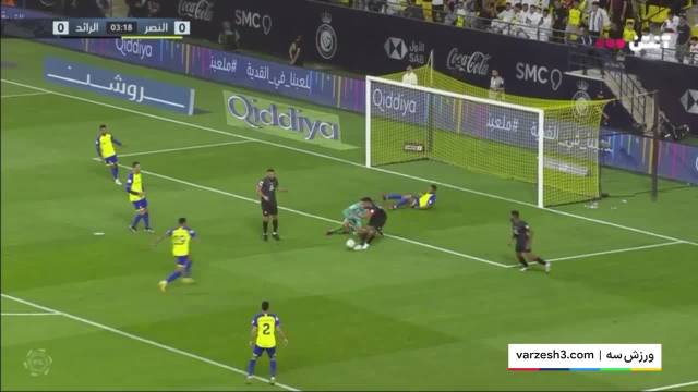 گل اول النصر به الرائد توسط رونالدو | ویدیو