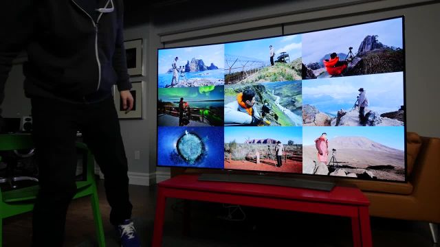 آنباکس و بررسی Giant Curved OLED 4K TV
