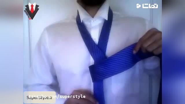 بستن کراوات در 18 ثانیه
