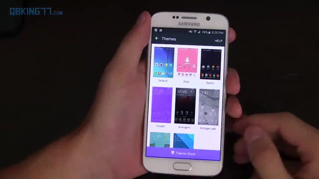 بررسی تم طراحی متریال Galaxy S6