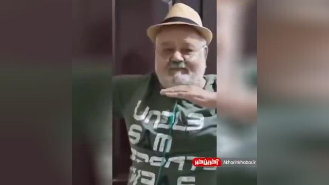 رقص اکبر عبدی با لوله اکسیژن | ویدیو