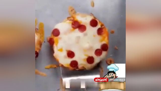فیلم طرز تهیه پیتزا برگر به روش رستورانی با طعمی بی نظیر