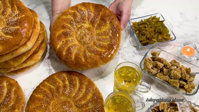 طرز تهیه نان روغنی نرم و خوشمزه افغانی به صورت مرحله به مرحله
