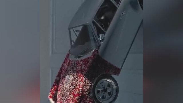 طراحی ماشین پورشه با فرش ایرانی  | ایرانیان اینستاگرام پورشه را تسخیر کردند