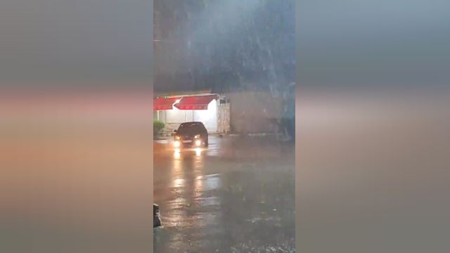 بارش شدید باران در مازندران + ویدئو