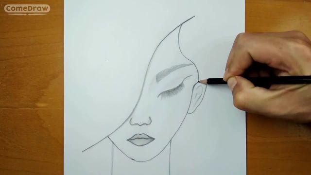 آموزش نقاشی : آموزش رسم نقاشی فانتزی ساده با مداد