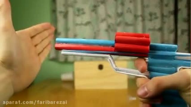ساخت تفنگ کاغدی به ساده ترین روش/