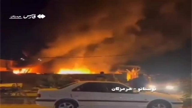 آتش سوزی یک منزل مسکونی در یکی از روستاهای بندرعباس