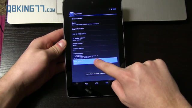 روش بروز رسانی دستی Google Nexus 7 به Android 4.2.2