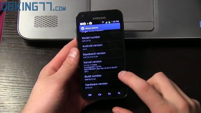 روش روت کردن Samsung Epic 4G Touch در FL24 ICS