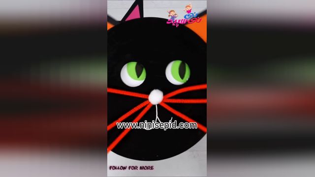 کاردستی گربه سیاه