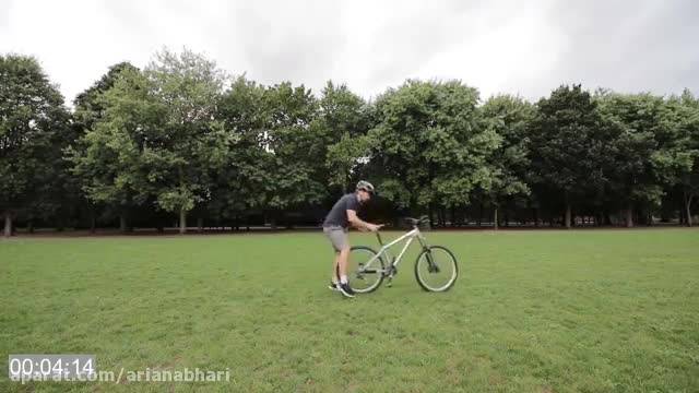 آموزش تک چرخ زدن با دوچرخه | حرکات نمایشی