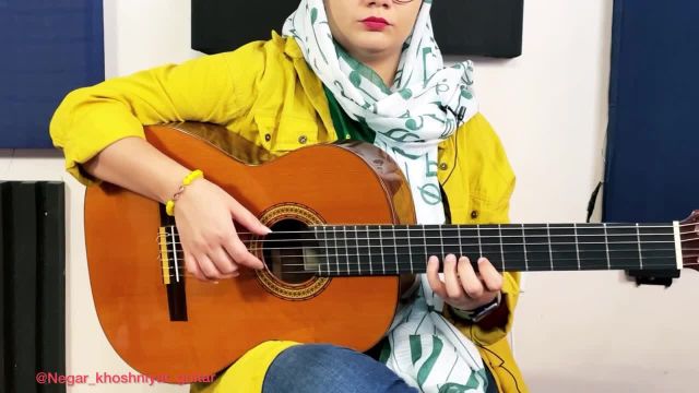 آموزش گیتار آهنگ نشکن دلمو محسن یگانه + نت و تبلچر