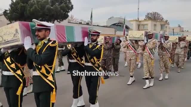 وداع با شهیدان گمنام در مشهد