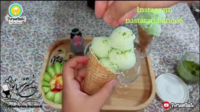 طرز تهیه بستنی طالبی خوشمزه و مخصوص به روش بستنی فروشی ها در منزل
