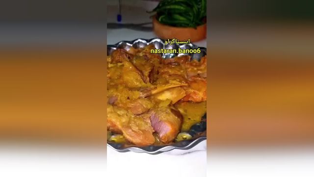 طرز تهیه چلو گوشت زعفرانی خوشمزه و بی نظیر غذای مجلسی ایرانی