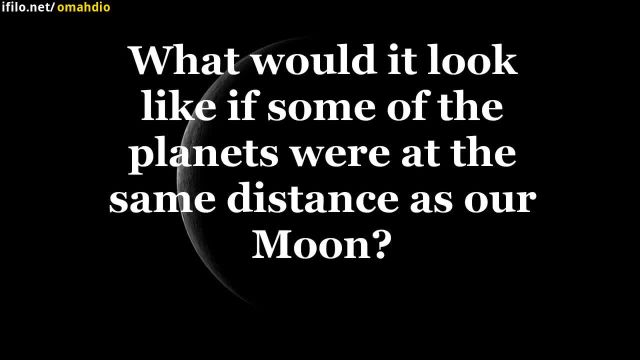 اگر بجای ماه سیاره های دیگری نزدیک زمین بودند، آنها را به چه شکل می‌دیدیم؟