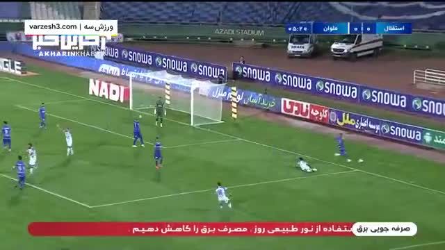 خلاصه بازی استقلال و ملوان در فصل جدید 03-1402
