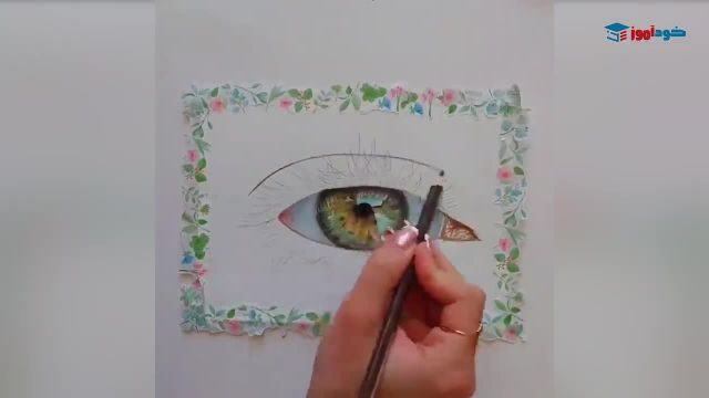 راز کشیدن چشم با مداد رنگی (قسمت دوم) : راهنمای کامل برای خلق آرایش چشم